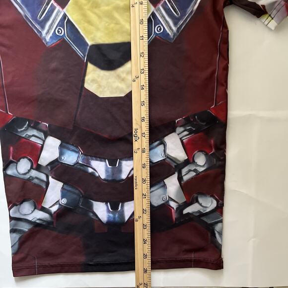 Under Armour Marvel Avengers Iron Man Shirt Mens Medium HeatGear Compression0 - Picture 6 of 9